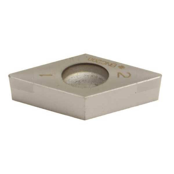 Diamond Turning Insert, Diamond, 3/8 in, DCGA, 55  Degrees, 0.0079 in, CBN