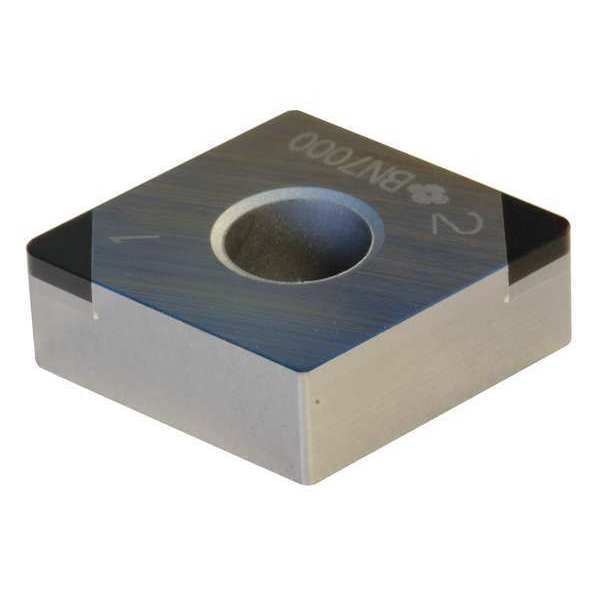 Diamond Turning Insert, Diamond, 1/2 in, CNGA, 80  Degrees, 1/32 in, CBN