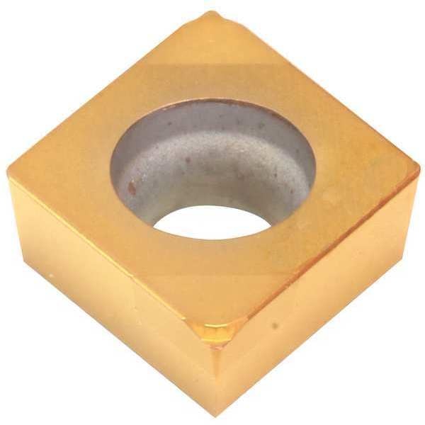 Diamond Turning Insert, Diamond, 1/4 in, CCGT, 80  Degrees, 1/32 in, CBN