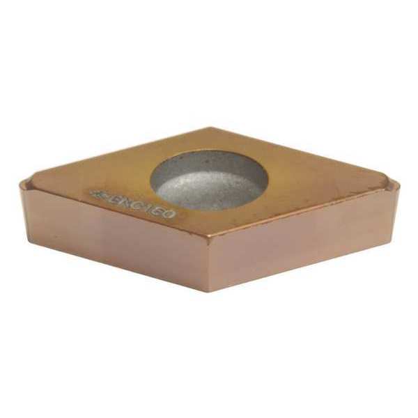 Diamond Turning Insert, Diamond, 1/4 in, DCGT, 55  Degrees, 1/64 in, CBN