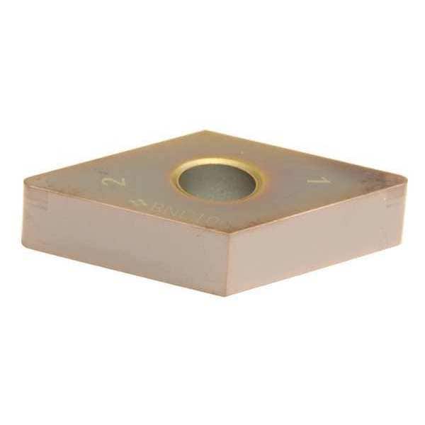 Diamond Turning Insert, Diamond, 1/2 in, DNGA, 55  Degrees, 1/32 in, CBN