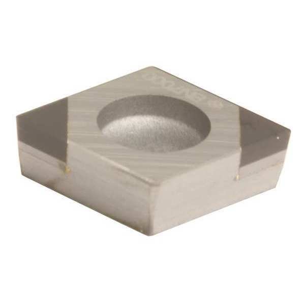 Diamond Turning Insert, Diamond, 3/8 in, CCGA, 80  Degrees, 1/64 in, CBN