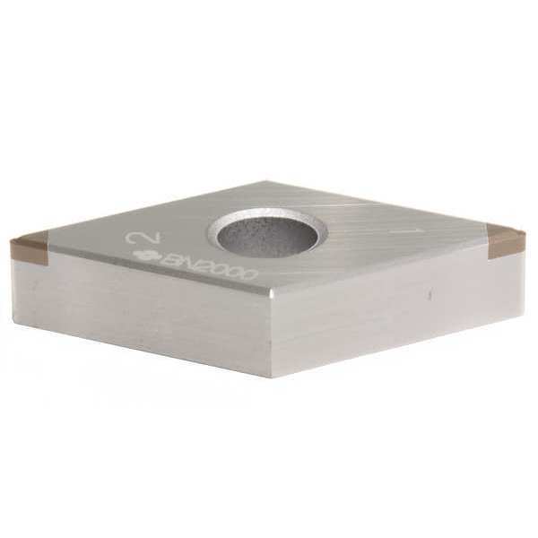 Diamond Turning Insert, Diamond, 1/2 in, DNGG, 55  Degrees, 1/64 in, CBN