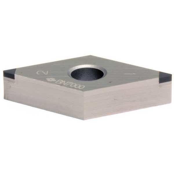 Diamond Turning Insert, Diamond, 1/2 in, DNGA, 55  Degrees, 1/64 in, CBN