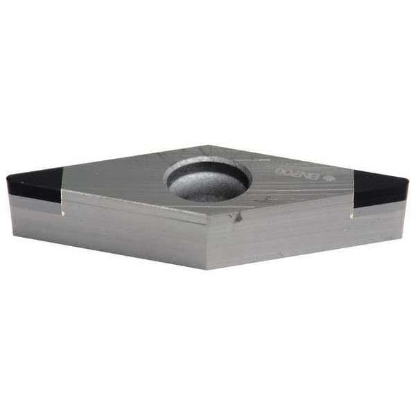 Diamond Turning Insert, Diamond, 1/4 in, VBGA, 35  Degrees, 1/64 in, CBN