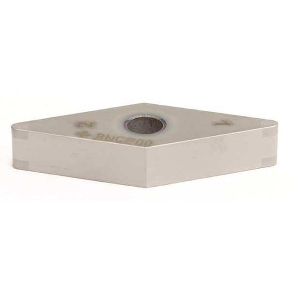 Diamond Turning Insert, Diamond, 3/8 in, VNGA, 35  Degrees, 1/64 in, CBN