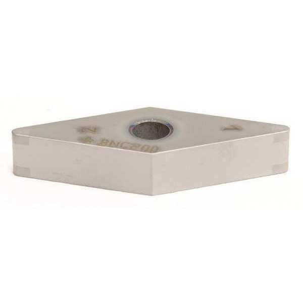Diamond Turning Insert, Diamond, 3/8 in, VNGA, 35  Degrees, 1/64 in, CBN
