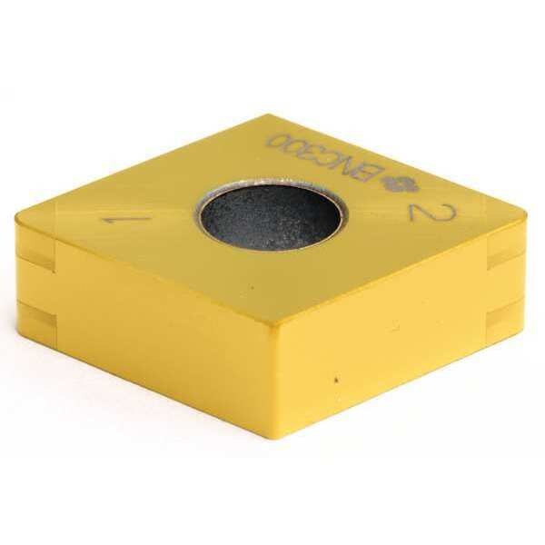 Diamond Turning Insert, Diamond, 1/2 in, CNGA, 80  Degrees, 3/64 in, CBN
