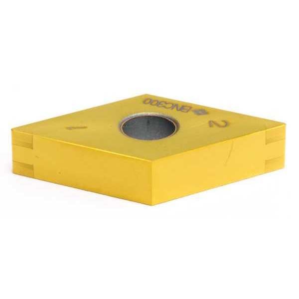 Diamond Turning Insert, Diamond, 1/2 in, DNGA, 55  Degrees, 1/64 in, CBN
