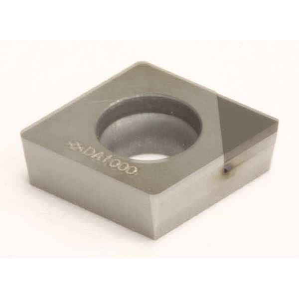 Diamond Turning Insert, Diamond, 3/8 in, CCGA, 80  Degrees, 1/64 in, PCD