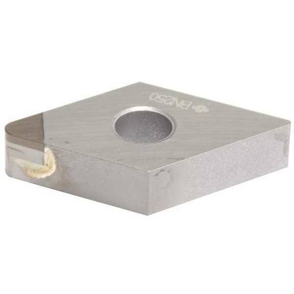 Diamond Turning Insert, Diamond, 1/2 in, DNMA, 55  Degrees, 3/64 in, CBN