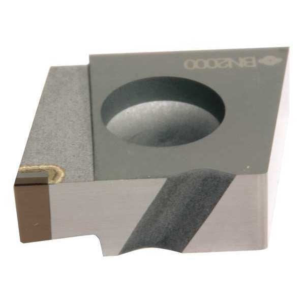 Parting and Grooving Insert, Diamond, 5/8 in, CGA, 0.0078 in, CBN
