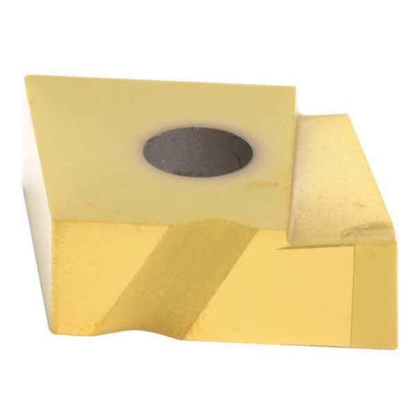 Parting and Grooving Insert, Diamond, 5/8 in, CGA, 0.0078 in, CBN