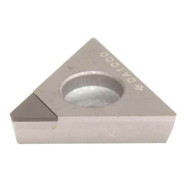 Triangle Turning Insert, Triangle, 3/8 in, TPGA, 0.0156 in, PCD