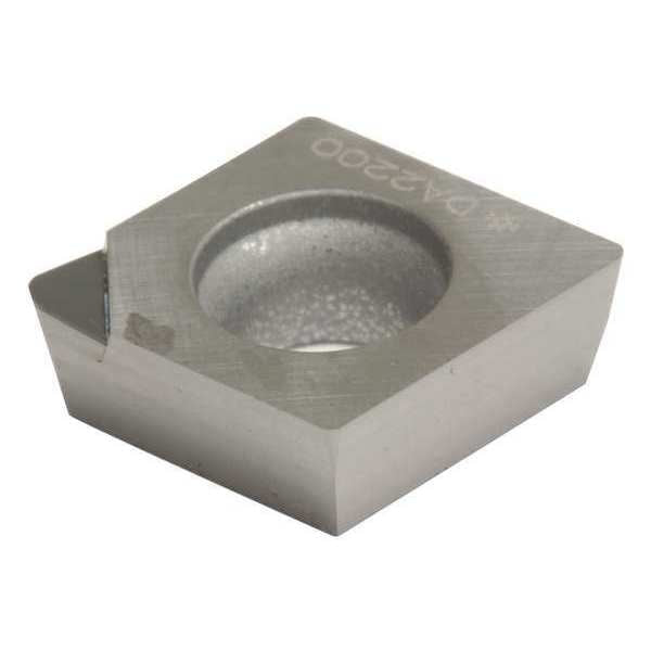 Diamond Turning Insert, Diamond, 3/8 in, CPMX, 80  Degrees, 0.0079 in, PCD