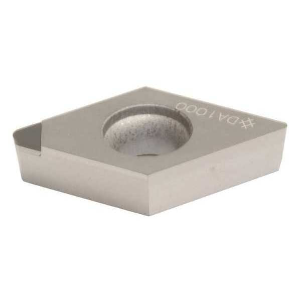 Diamond Turning Insert, Diamond, 3/8 in, DCGA, 55  Degrees, 0.0079 in, PCD