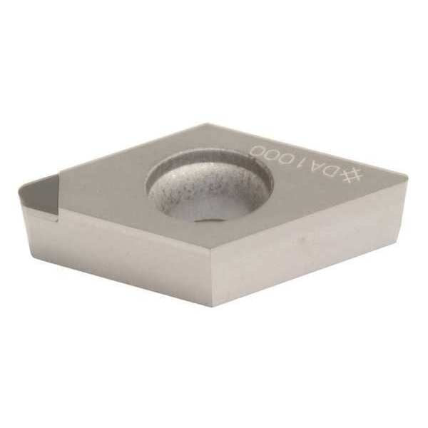 Diamond Turning Insert, Diamond, 3/8 in, DCGA, 55  Degrees, 1/32 in, PCD