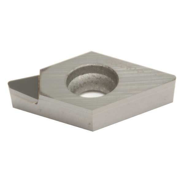 Diamond Turning Insert, Diamond, 3/8 in, DCMX, 55  Degrees, 1/32 in, PCD