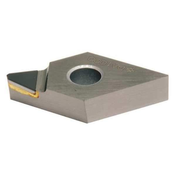 Diamond Turning Insert, Diamond, 1/2 in, DNMX, 55  Degrees, 3/64 in, PCD