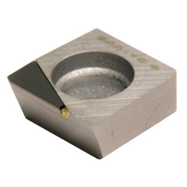 Square Turning Insert, Square, 3/8 in, SNEW, 0.0078 in, PCD