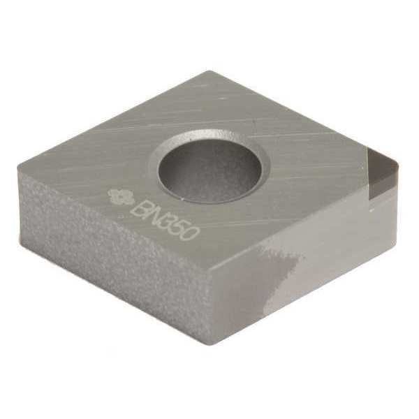 Diamond Turning Insert, Diamond, 1/2 in, CNMA, 80  Degrees, 3/64 in, CBN