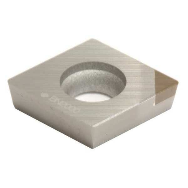 Diamond Turning Insert, Diamond, 5/16 in, CPGA, 80  Degrees, 1/32 in, CBN