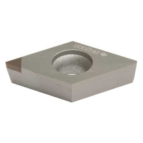 Diamond Turning Insert, Diamond, 1/4 in, DCGA, 55  Degrees, 1/32 in, CBN
