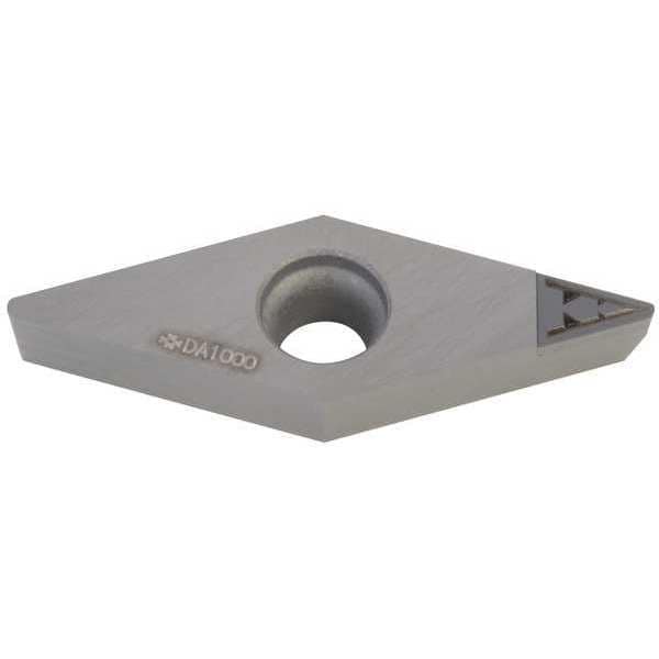 Diamond Turning Insert, Diamond, 3/8 in, VCMT, 35  Degrees, 1/32 in, PCD