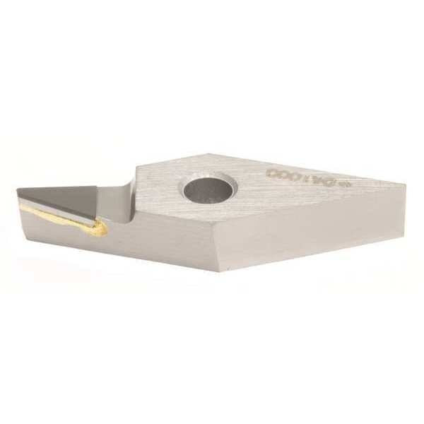 Diamond Turning Insert, Diamond, 1/4 in, VCMX, 35  Degrees, 0.0039 in, PCD