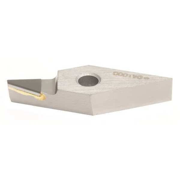 Diamond Turning Insert, Diamond, 3/8 in, VNMX, 35  Degrees, 1/32 in, PCD