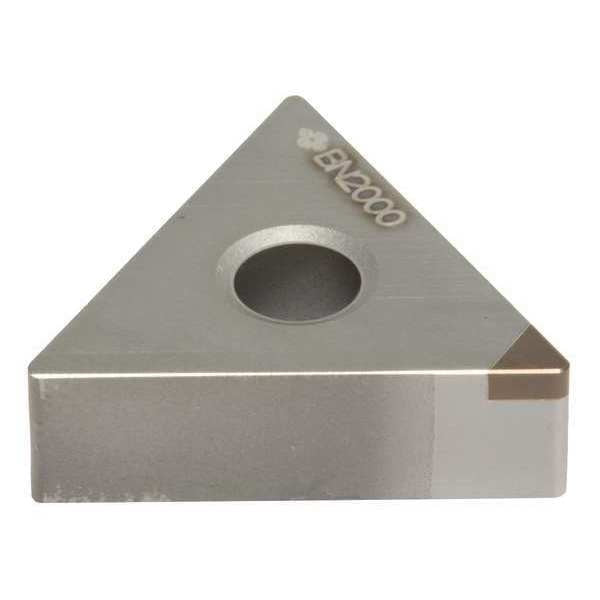 Triangle Turning Insert, Triangle, 1/2 in, TNMA, 0.0312 in, CBN