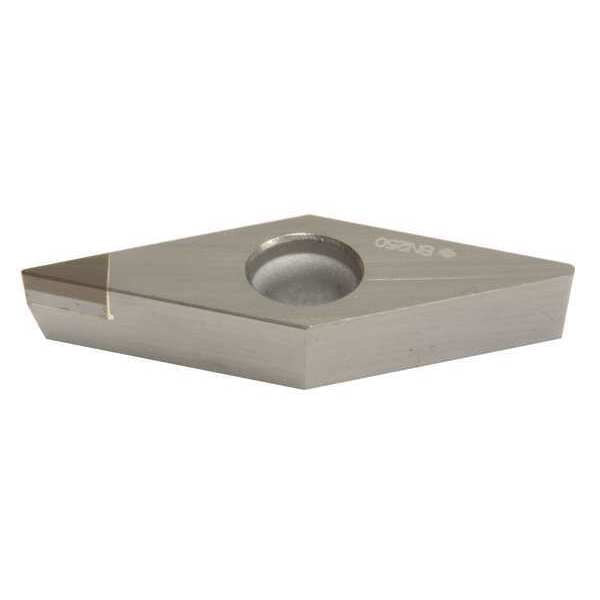 Diamond Turning Insert, Diamond, 1/4 in, VCGA, 35  Degrees, 0.0079 in, CBN