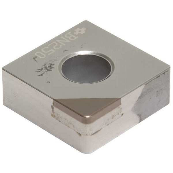 Square Turning Insert, Square, 1/2 in, SNMA, 3/64 in, CBN