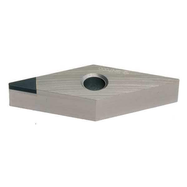 Diamond Turning Insert, Diamond, 3/8 in, VNMA, 35  Degrees, 1/32 in, CBN