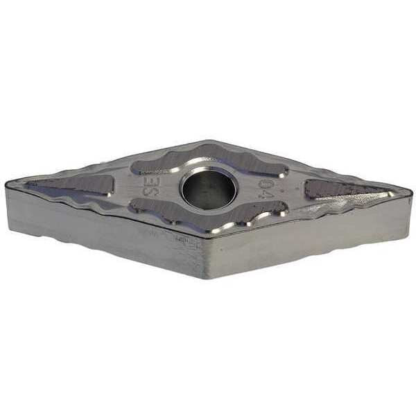 Diamond Turning Insert, Diamond, 3/8 in, VNMG, 35  Degrees, 1/64 in, Cermet