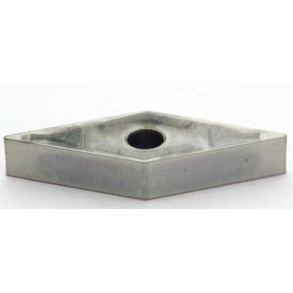 Diamond Turning Insert, Diamond, 3/8 in, VNMG, 35  Degrees, 1/64 in, Cermet