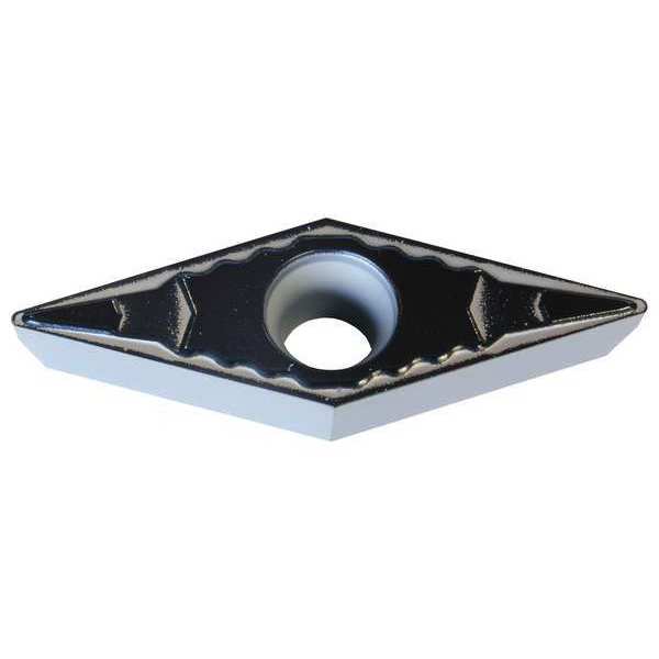 Turning Insert, Diamond, 0.375 in., VCMT, 1/32 in, Carbide