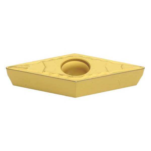 Diamond Turning Insert, Diamond, 3/8 in, VCMT, 35  Degrees, 1/64 in, Carbide