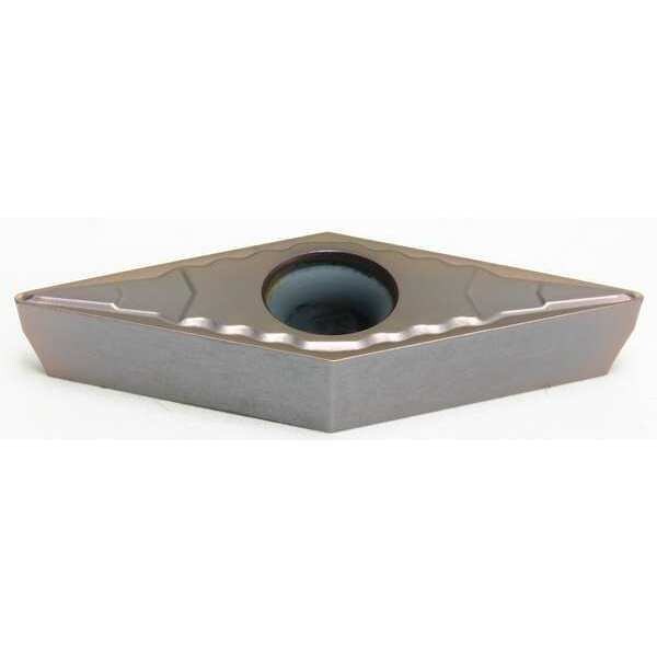 Diamond Turning Insert, Diamond, 3/8 in, VCMT, 35  Degrees, 1/64 in, Cermet