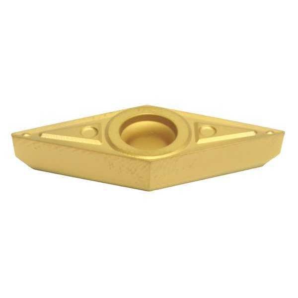 Diamond Turning Insert, Diamond, 3/8 in, VCMT, 35  Degrees, 1/32 in, Carbide
