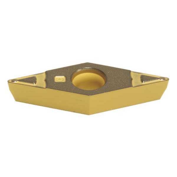 Diamond Turning Insert, Diamond, 3/8 in, VCMT, 35  Degrees, 1/32 in, Carbide