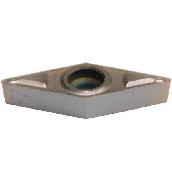 Diamond Turning Insert, Diamond, 1/4 in, VBMT, 35  Degrees, 1/64 in, Cermet