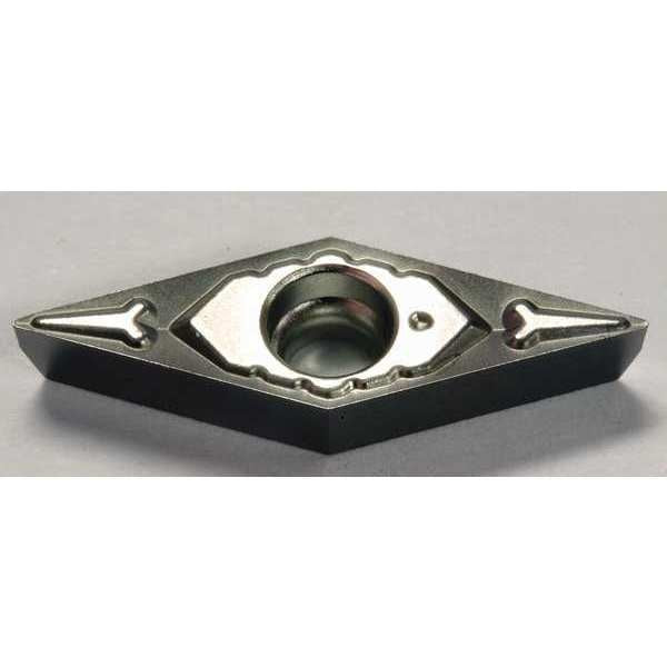 Diamond Turning Insert, Diamond, 1/4 in, VCGT, 35  Degrees, 0.0039 in, Cermet