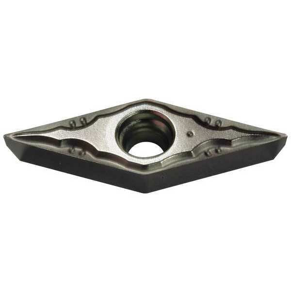 Diamond Turning Insert, Diamond, 1/4 in, VCGT, 35  Degrees, 0.0079 in, Cermet