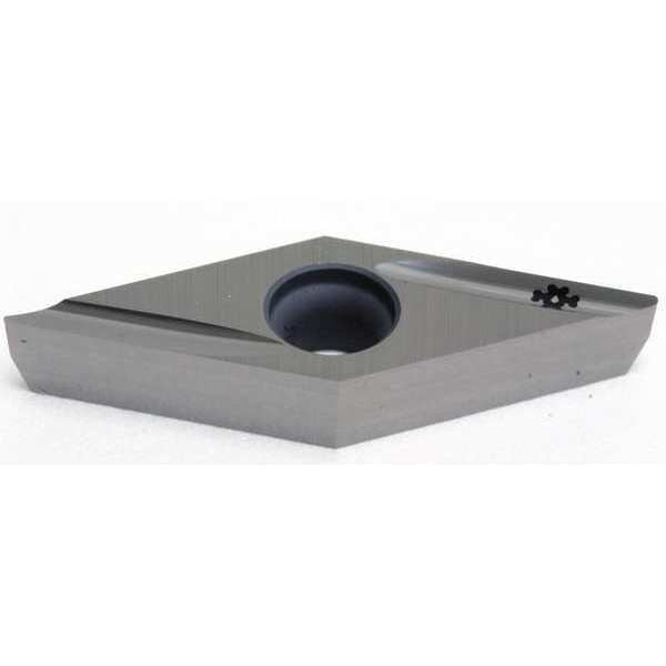 Diamond Turning Insert, Diamond, 1/4 in, VCGT, 35  Degrees, 0.0079 in, Cermet