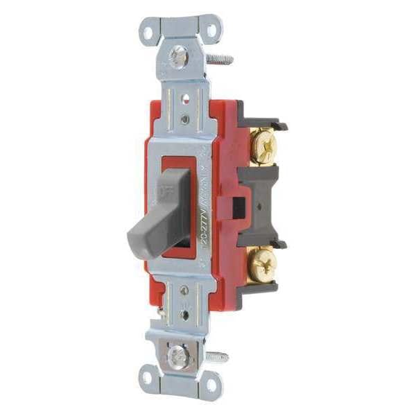 Wall Switch, Gray, 1-Pole Type, 1 to 2 HP