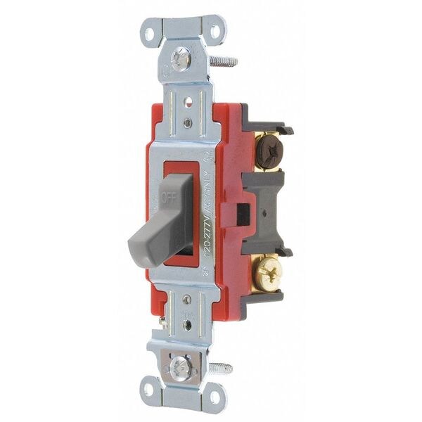 Wall Switch, 20A, Gray, 4-Way Type, Toggle