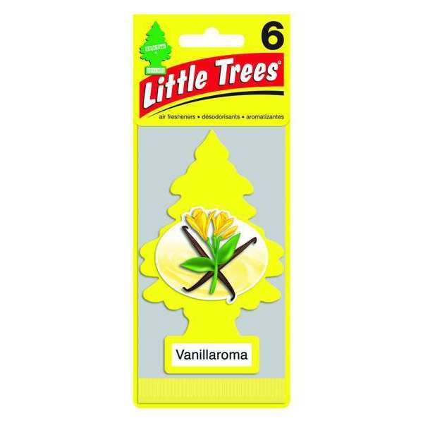 Air Freshener, Card w/String, Yellow, PK6