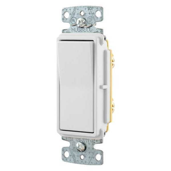 Wall Switch, White, 1-Pole Type, 1 to 2 HP