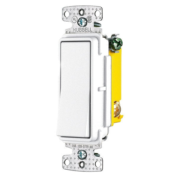 Wall Switch, White, 3-Way Type, 1 to 2 HP